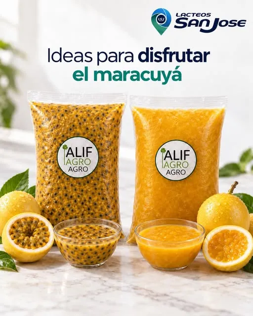 Pulpa de maracuyá Alif Agro